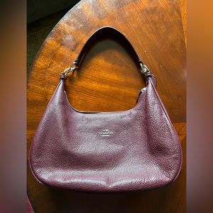 Maroon Coach Handbag